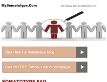 Tablet Screenshot of mysomatotype.com